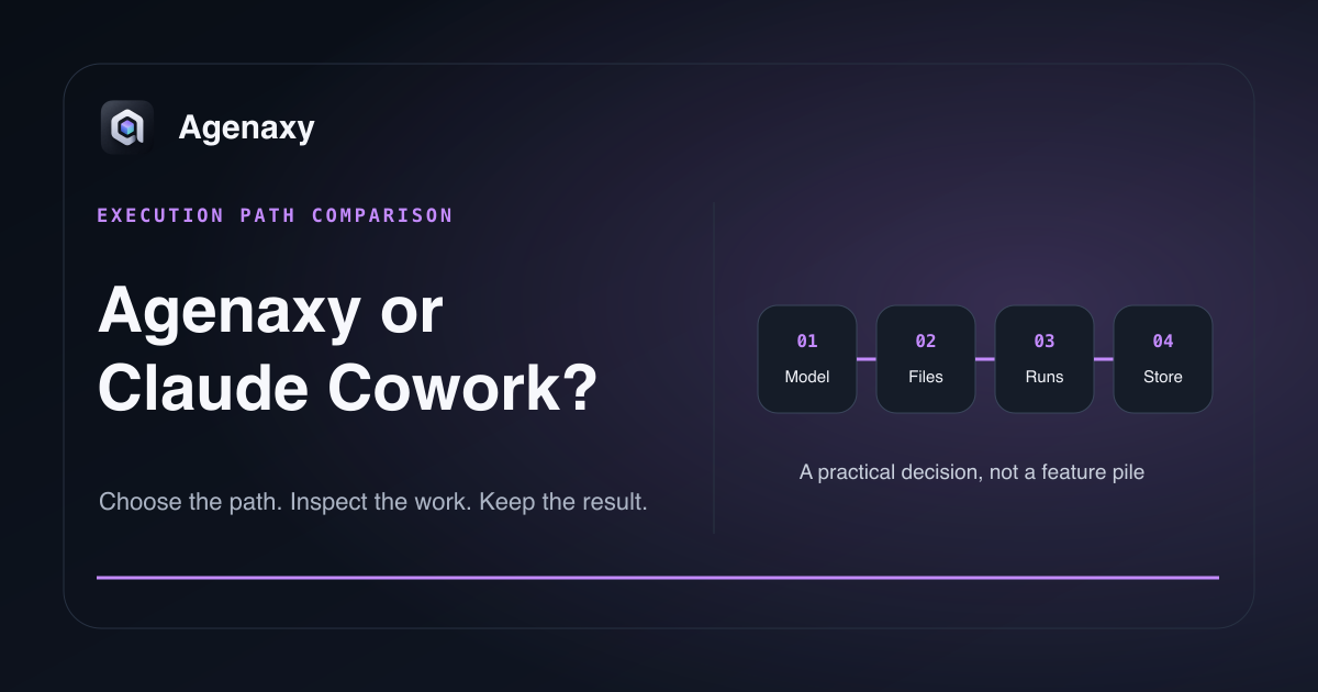 A local-first model-flexible workspace is compared with a managed cloud-by-default agent and its connected tools.